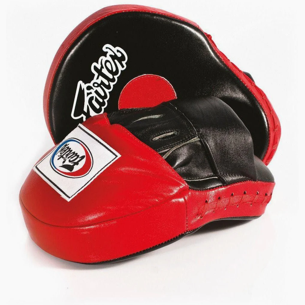 Tarcze Bokserskie Łapy Fairtex Ultimate Contoured FMV9 Czarny-czerwony