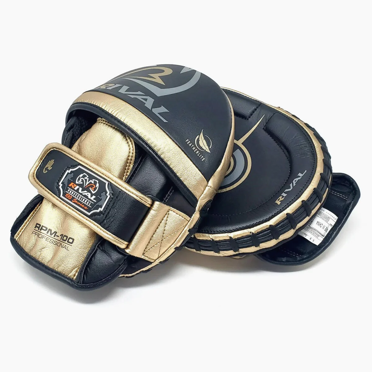 Tarcze Bokserskie Łapy Rival Professional RPM100 Czarny-Złoty  - Image 3