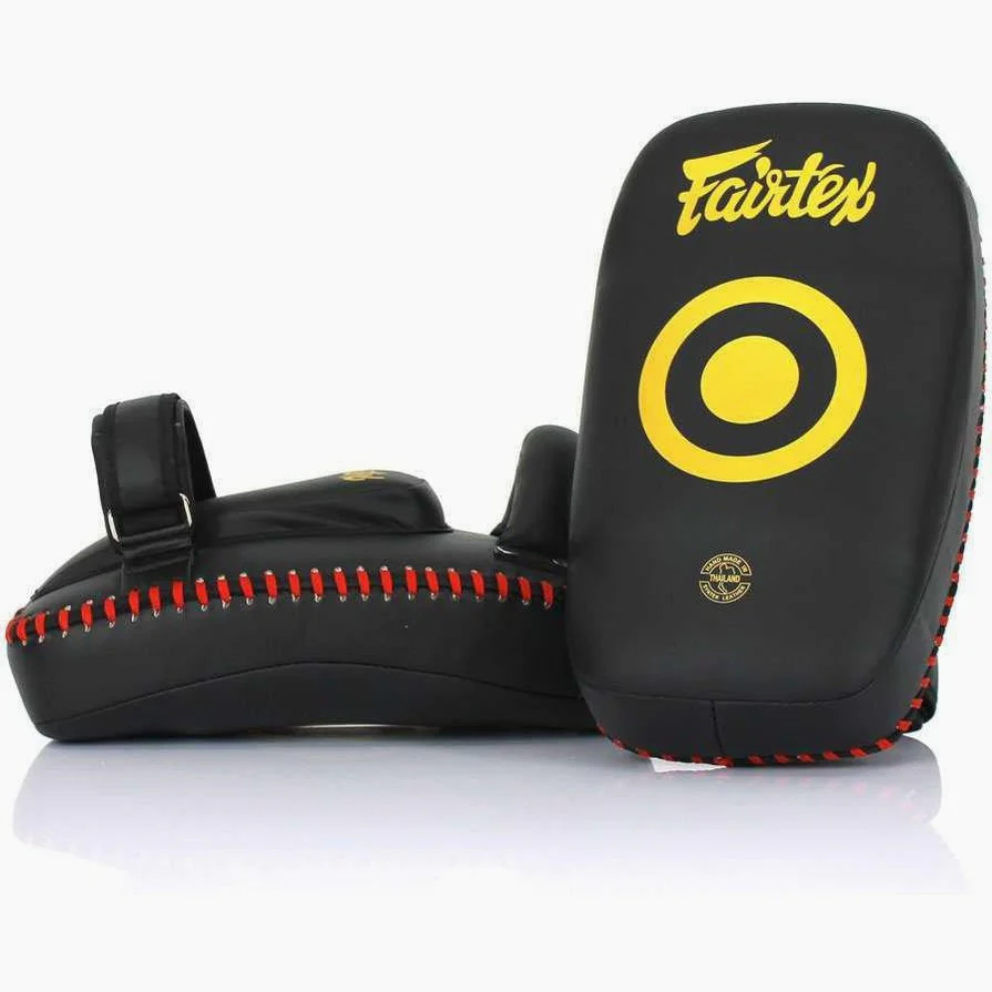 Tarcze Pao Fairtex Mikrofibra Zakrzywiona Mała KPLC6 Czarny-złoty  - Image 3