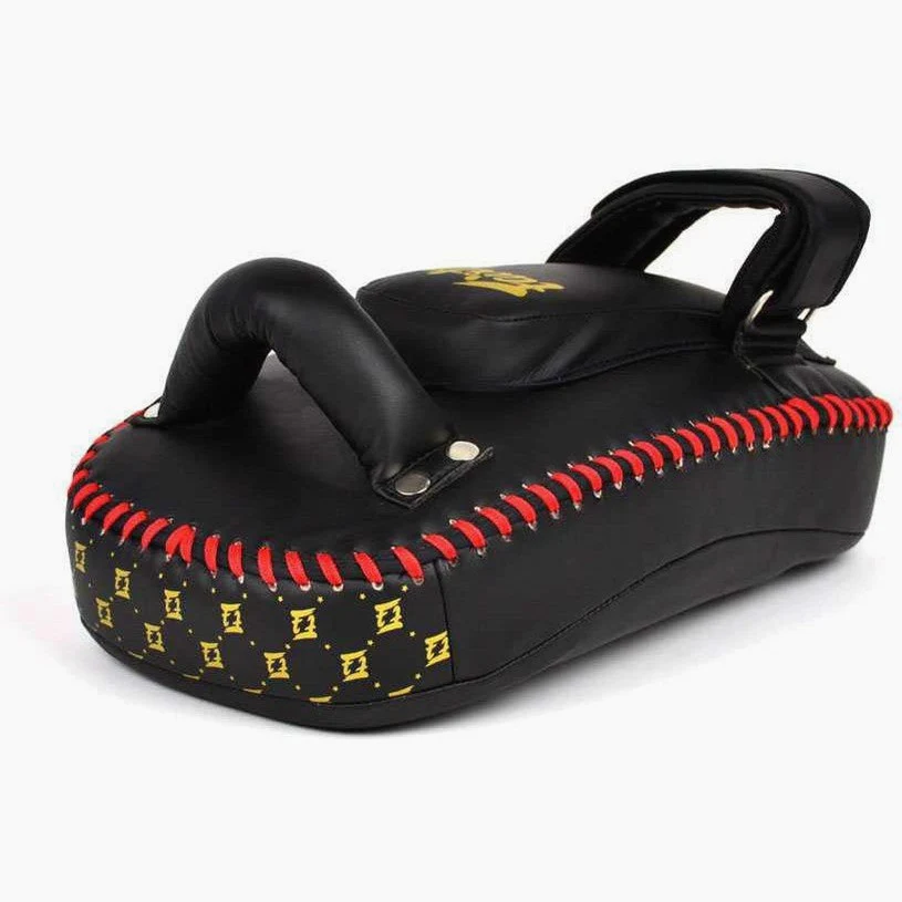 Tarcze Pao Fairtex Mikrofibra Zakrzywiona Mała KPLC6 Czarny-złoty  - Image 5