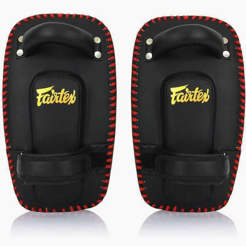 Tarcze Pao Fairtex Mikrofibra Zakrzywiona Mała KPLC6 Czarny-złoty  - Image 6