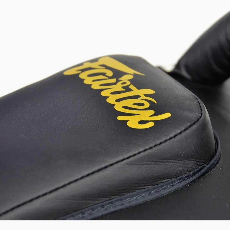 Tarcze Pao Fairtex Mikrofibra Zakrzywiona Mała KPLC6 Czarny-złoty  - Image 7