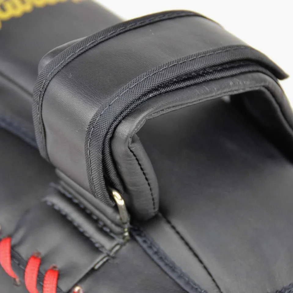 Tarcze Pao Fairtex Mikrofibra Zakrzywiona Mała KPLC6 Czarny-złoty  - Image 8