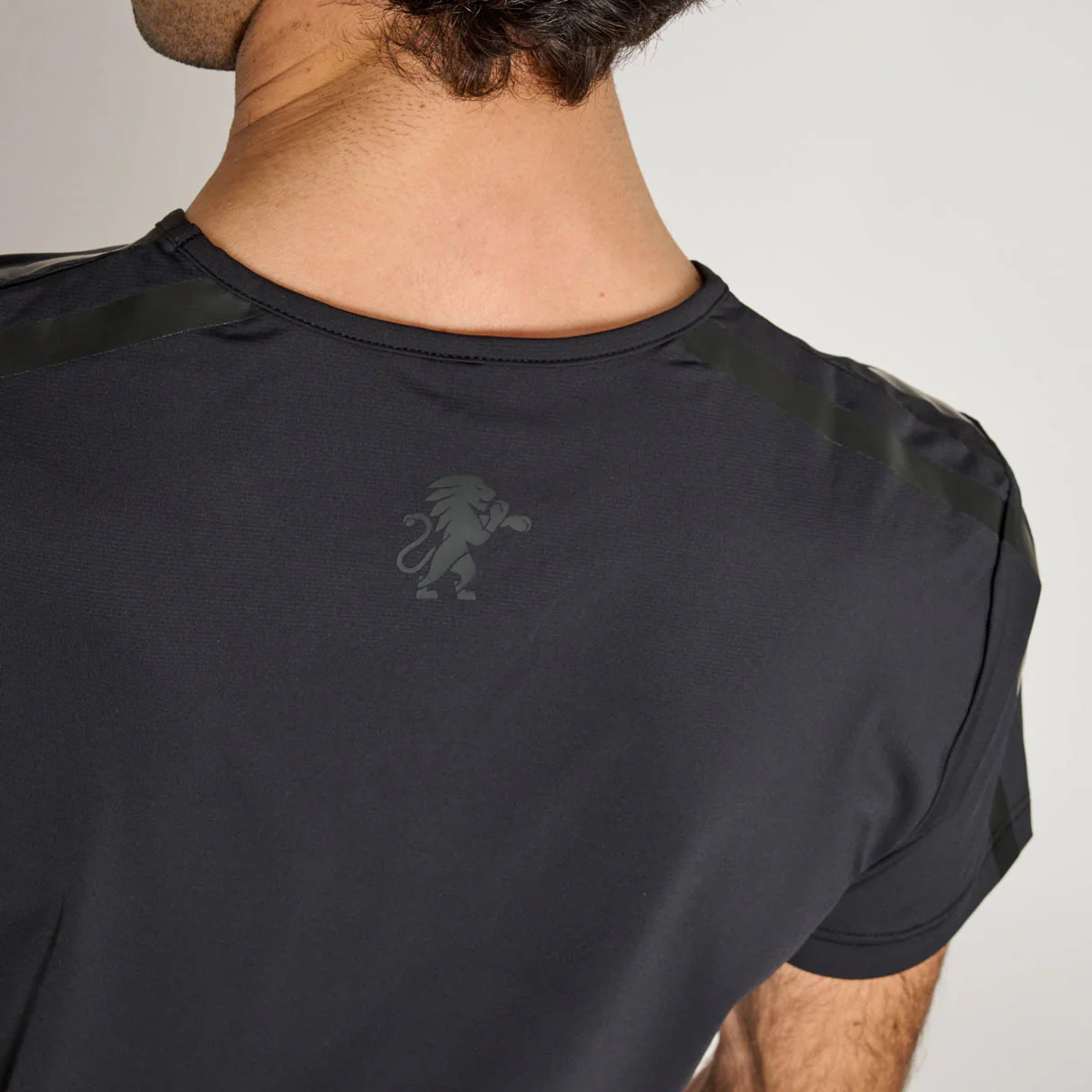 Techniczna koszulka T-shirt Leone Black Lion ABX310 Czarny  - Image 3