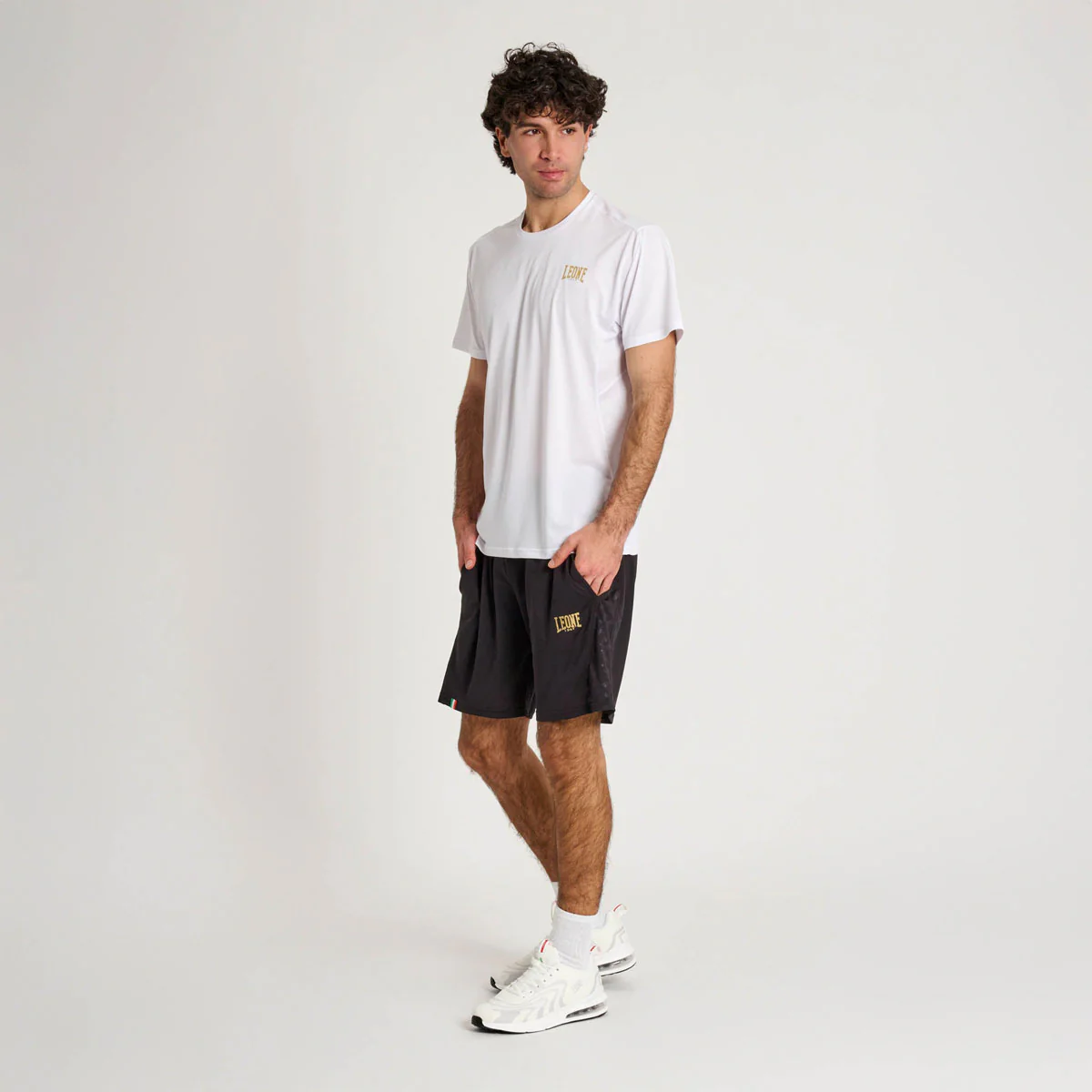 Techniczny T-shirt Leone DNA ABX719 Biały  - Image 4