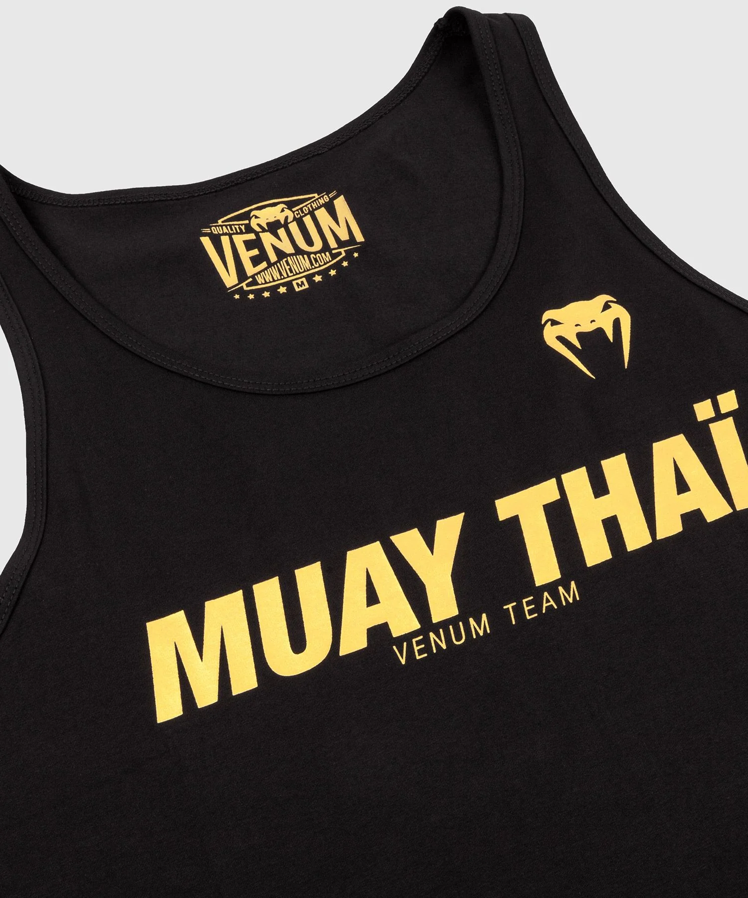 Podkoszulek Venum Muay Thai VT Czarny-Złoty  - Image 4
