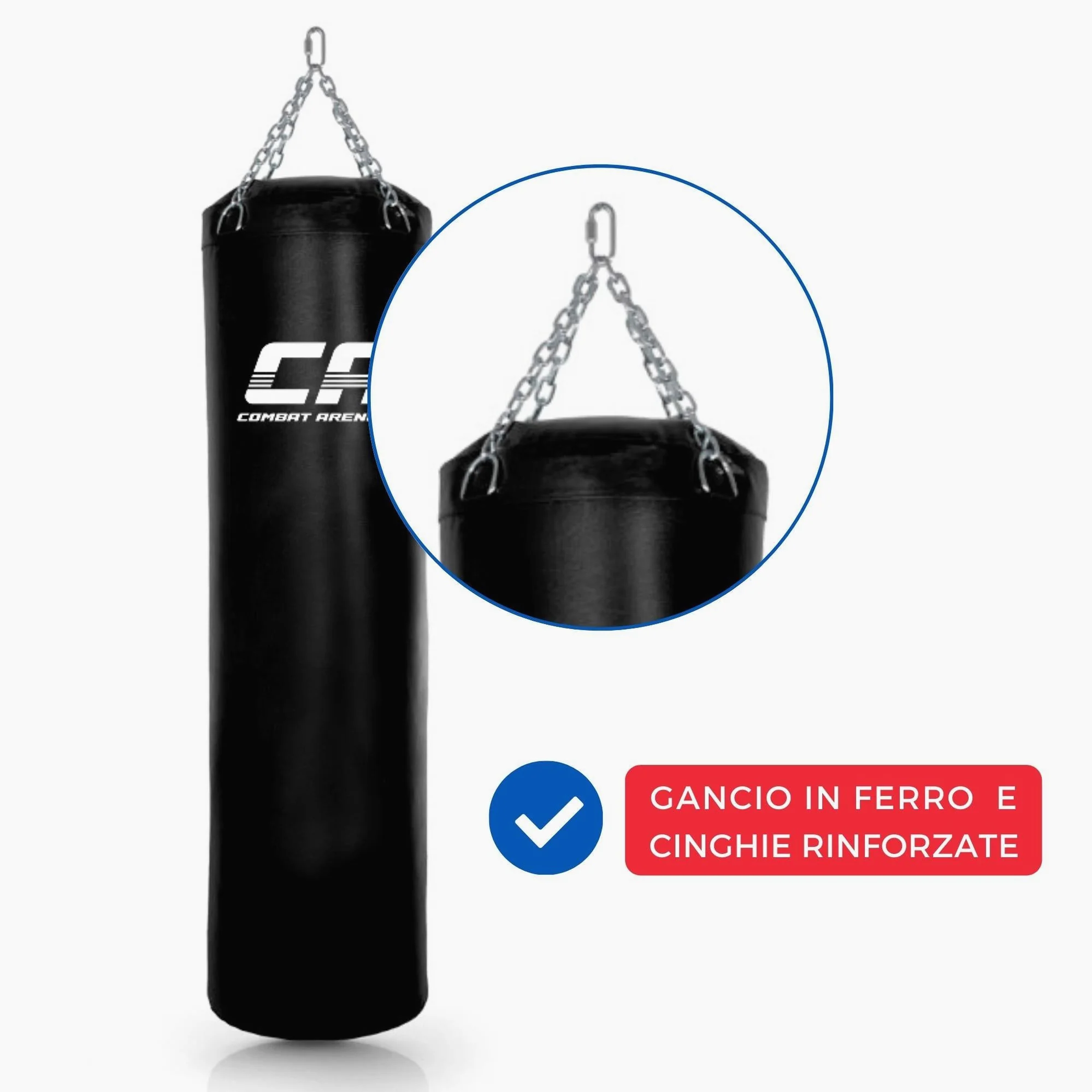Worek bokserski Combat Arena Trening PRO 30 Kg Czarny  - Image 4