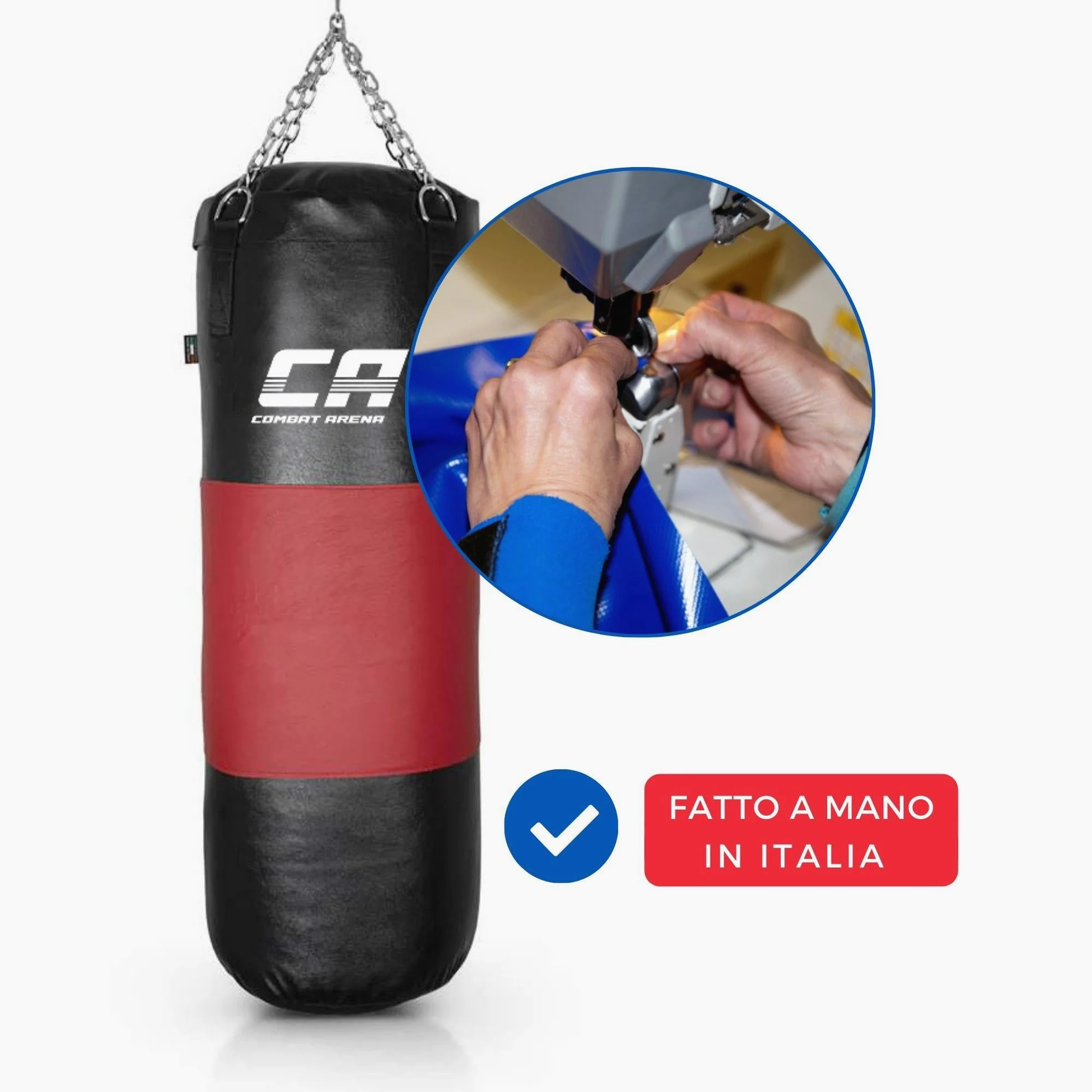 Worek bokserski Combat Arena Pasek skórzany 40 kg  - Image 4