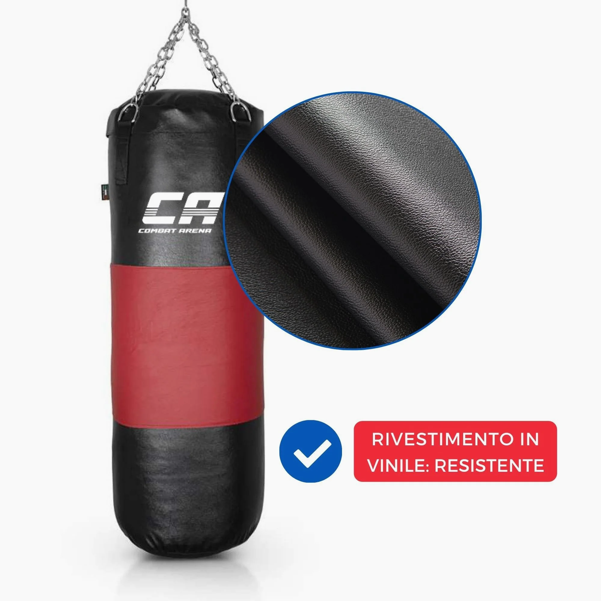 Worek bokserski Combat Arena Pasek skórzany 40 kg  - Image 5