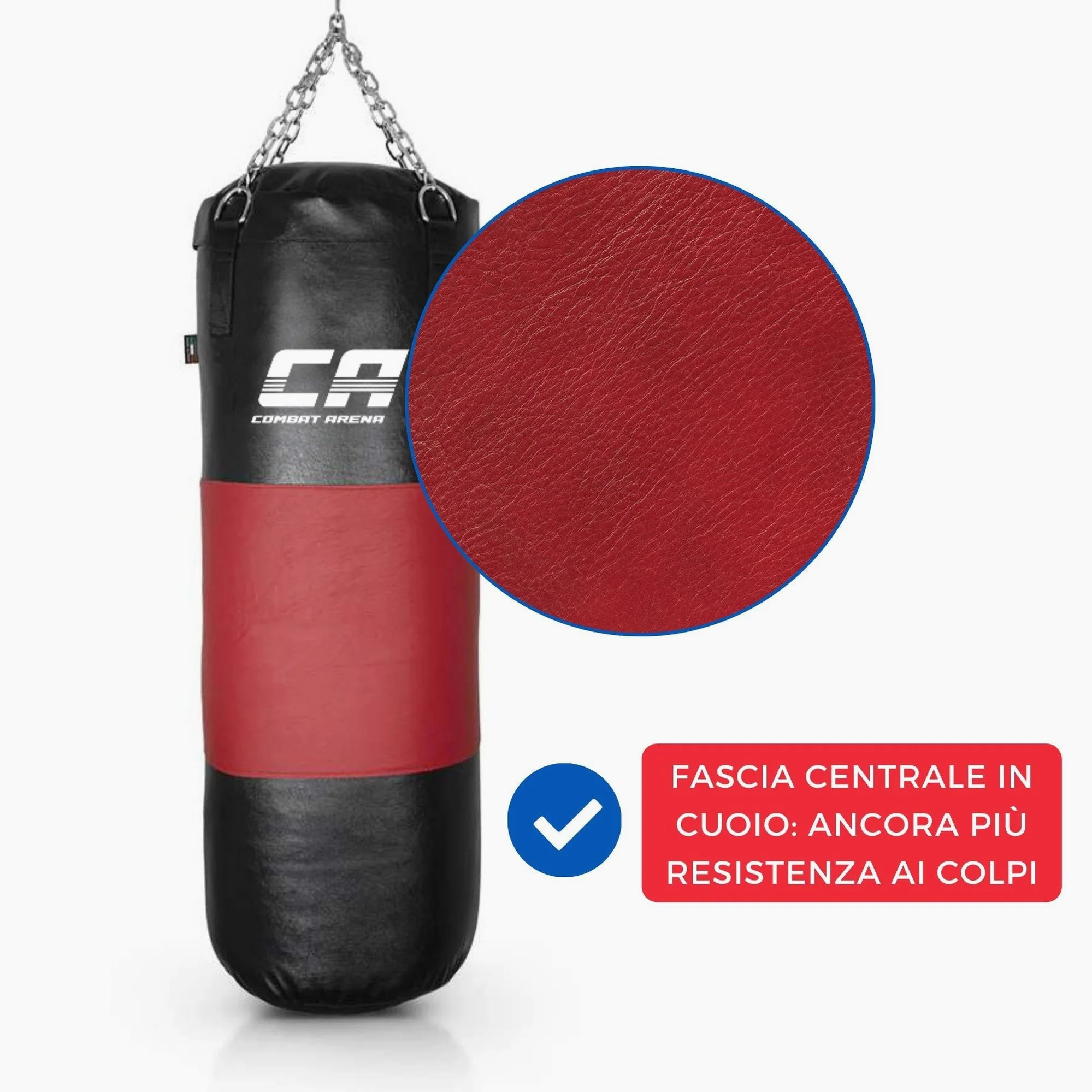 Worek bokserski Combat Arena Pasek skórzany 40 kg  - Image 6
