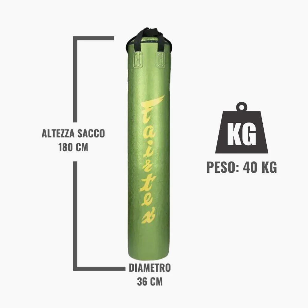 Worek Fairtex HB6 Python Print Zielony 40 kg 180 cm Pełny  - Image 2